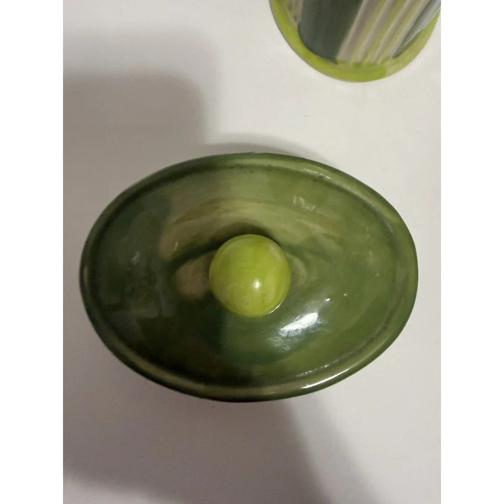 Vintage Ceramic Pasta Keeper Canister Container Carrots‎ Embossed Spaghetti